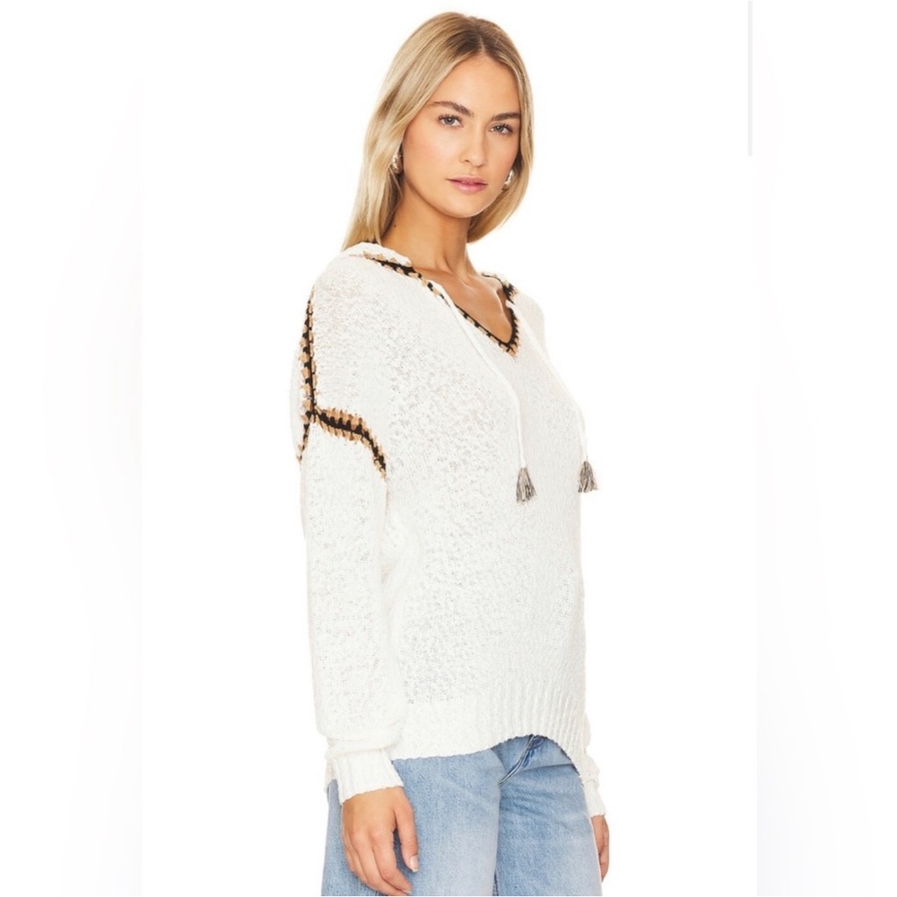 27 Miles Hollis Crochet Hoodie Sweater